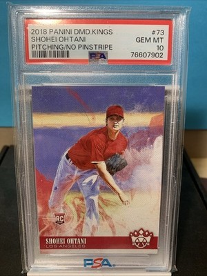 2018 PANINI DIAMOND KING SHOHEI OHTANI #73 PITCHING/NO PINSTRIPE