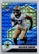 2021 Panini Mosaic #148 Malcolm Jenkins Blue Prizim #39/99