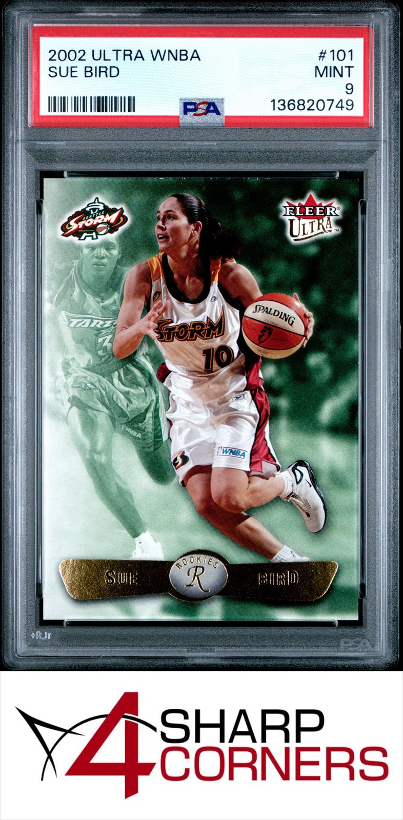2002 ULTRA WNBA #101 SUE BIRD HOF PSA 9
