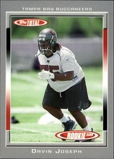 2006 Topps Total Silver #468 Davin Joseph - FB
