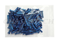 MTB Road BMX Bike 7075 Alloy Spoke Nipples 2.0mm 14G 5/8" 72 Pcs Blue