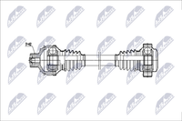 Nty Antriebswelle NPW-AU-081 FüR Audi