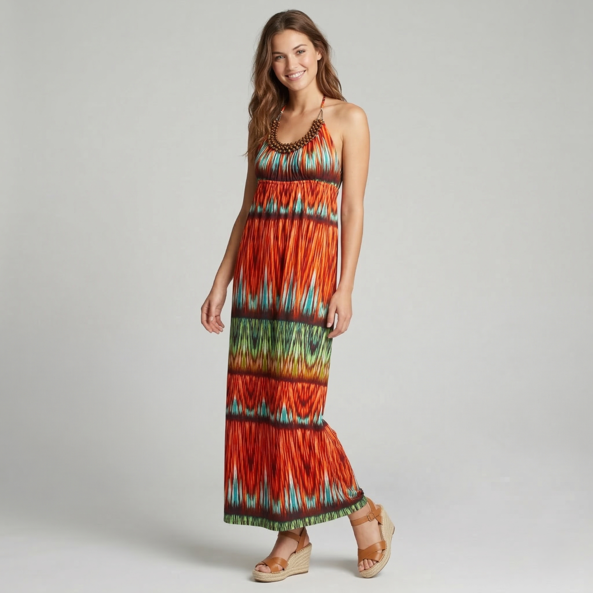 textured halter neck pleated mini dress Hendrix Halterneck A-Line Mini Dress Cream XL