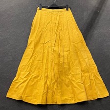 MAEVE High-Waisted Button-Front Maxi Skirt Women's Size 4 Copper