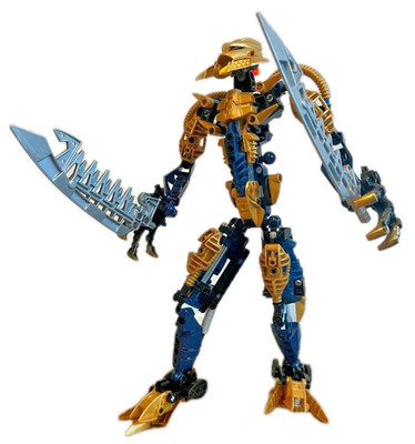LEGO Bionicle 8734 Brutaka Complete With Instructions Karda Nui Weapons Pearl Go
