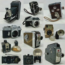 VINTAGE CAMERA LOT 50s  60s - 10 CAMERAS - PHOTO  MOVIE - AS IS - NON-WORKING