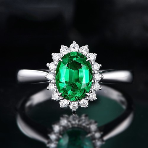 Crystal Stone Adjustable Ring 925 Sterling Silver Women Girls Jewellery Gift UK