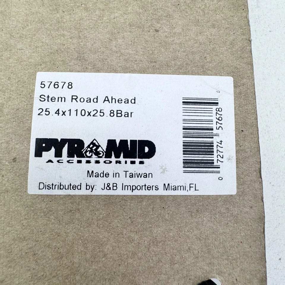 Передний стержень дорожного велосипеда Pazzaz 110 мм 25,4 рулевое управление 25,8 бар сплав без резьбы A47 - Изображение 4 из 4