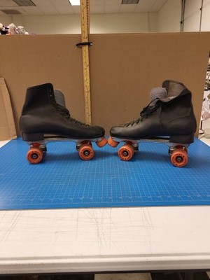 Roller Derby Urethane 28 Roller Skates Black Vintage Style Retro Classic Skates