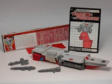 Vintage 1986 Transformers G1 Triplechanger BROADSIDE  w Instructions Japan