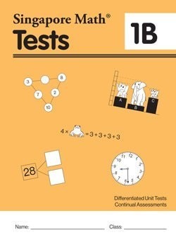Singapore Math Common Core Tests 1B, Singapore Math  Inc., Good Book
