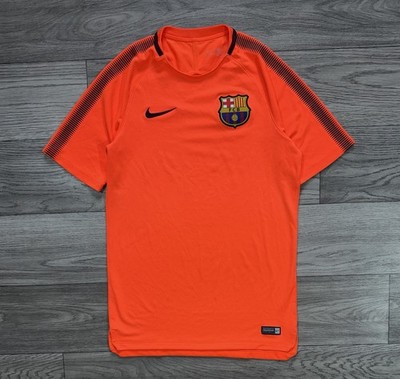 BARCELONA 2016 2017 TRAINING ORANGE FOOTBALL SHIRT SOCCER JERSEY