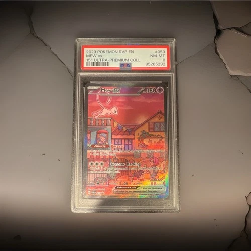 Pokémon Mew ex Holo Promo Sv Scarlet & Violet #053 2023 PSA 8 Basic Psychic