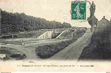 Old postcard - 62 - Arques - Les Sept Ecluses - View taken from the bottom - Ecr