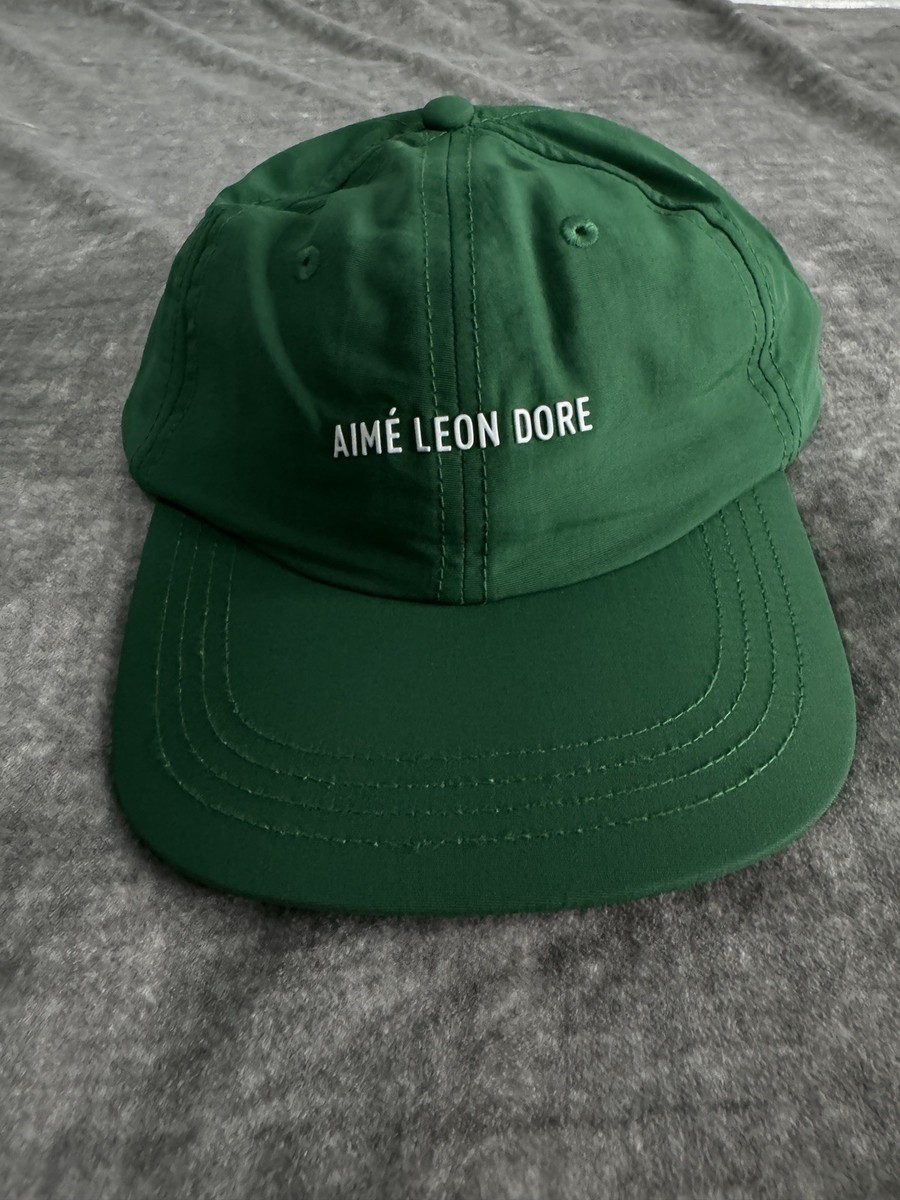 Aime Leon Dore ALD Nylon Adjustable Hat Cap Green OSFA O/S NYC NY