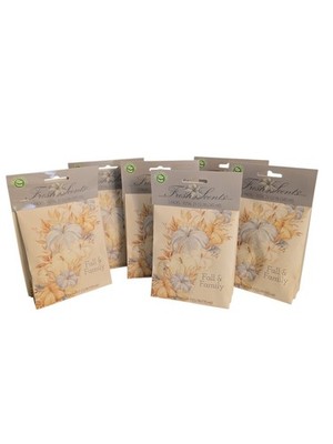  Lot of Six 3 Pack Fresh Scents Fall & Family Scented Sachets Eco Friendly