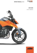 KTM Service Workshop Shop Manual Book 2025 250 DUKE B.D. 2 RW