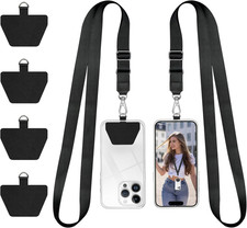 Phone Lanyard, Universal Adjustable Neck Strap for Phone Case Keys ID Badges Cel