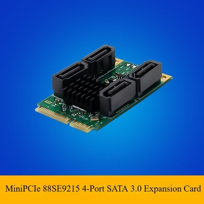 Mini PCIe 88SE9215 SATA 3.0 6Gbps Controller Adapter Storage Expansion RAID Card