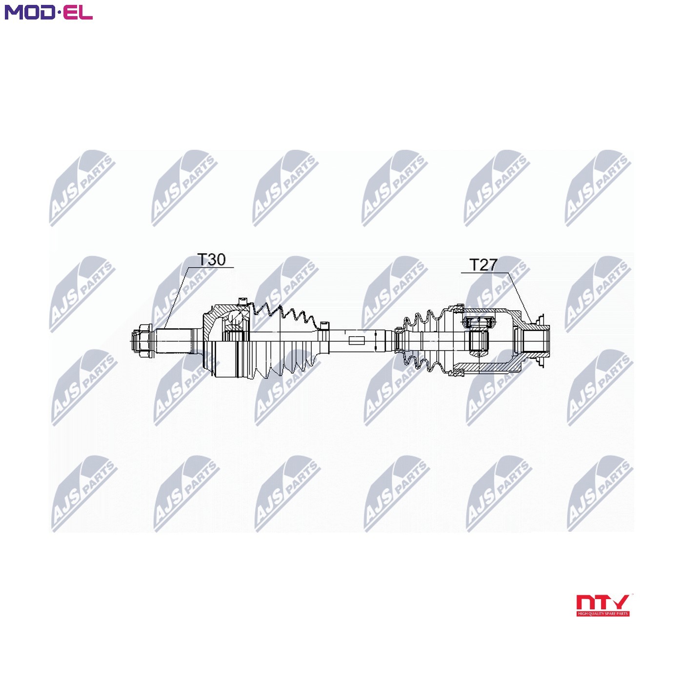 Driveshaft Front Axle Right NPW-HD-062 NTY for HONDA CR-V IV - Image 10