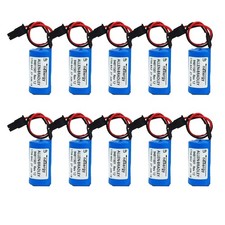 10Pcs AB 1756-BA2 3V Battery for Allen Bradley PLC 1756-BA2 Battery Assembly.