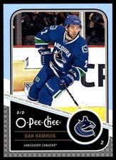 2011-12 O-Pee-Chee #406 Dan Hamhuis Vancouver Canucks Hockey Card