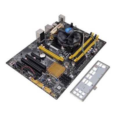  ️ FOXCONN P55A Mainboard Bundle | Intel Core i5 CPU | DDR3 | ATX #305
