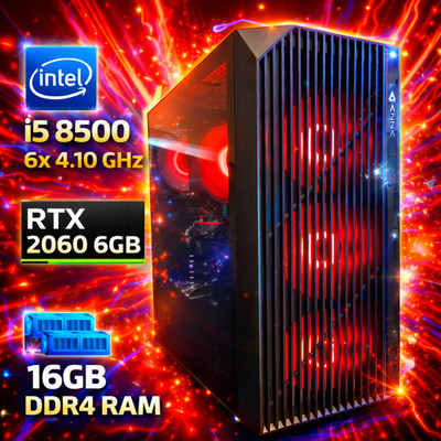 Gaming PC  - intel i5 6x 4,10GHz - NVIDIA RTX 2060 6GB - 1TB HDD + SSD  - Win 11