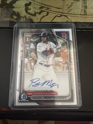 2024 1st Bowman Chrome Auto Braden Montgomery