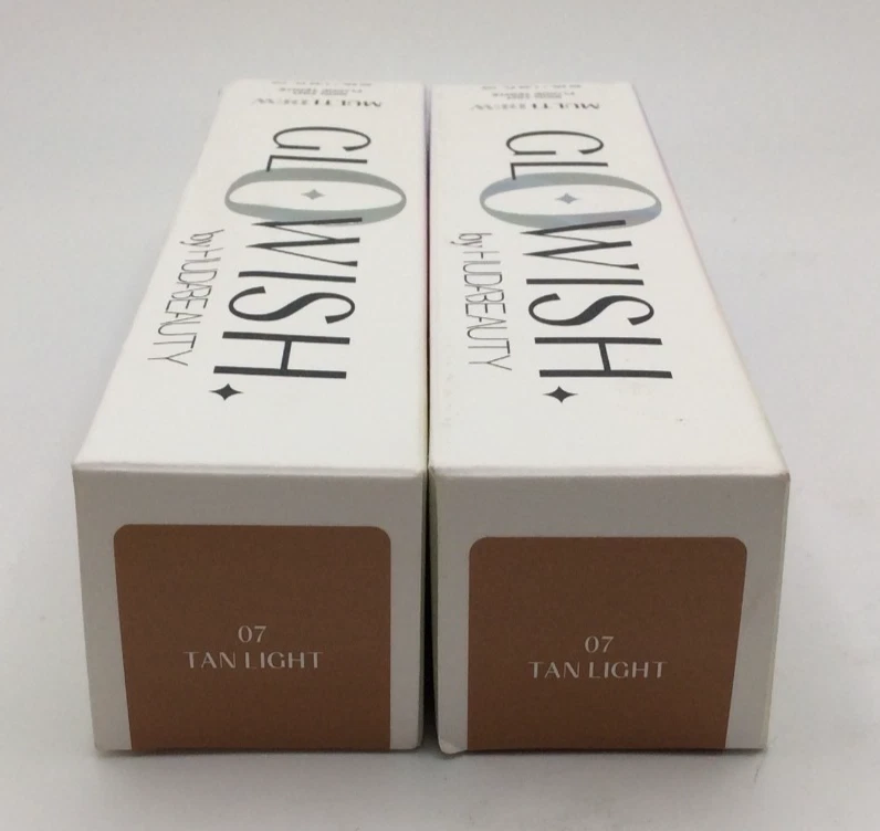 GloWish by Huda Beauty Multi Dew Skin Tint, 07 Tan Light, 1.35 oz, New, 2/PACK - Image 2 of 3