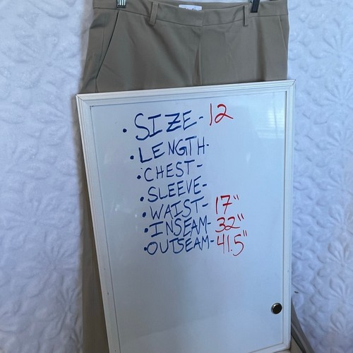 Calvin Klein NEW khaki slacks women’s size 12 NWT business casual office wear - Picture 5 of 5