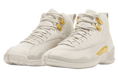 Nike Air Jordan 12 Retro Phantom White Gold FD9101-007 sz 12.5