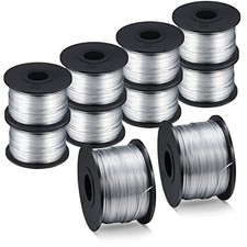 10-Pack Rebar Tie Wire Coil 0.8mm 360-Ft Rolls Galvanized Low Carbon Steel Gun