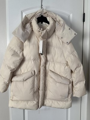 NWT $395 Halfdays Wheeler Puffer Coat Jacket Oatmilk Women s Size M