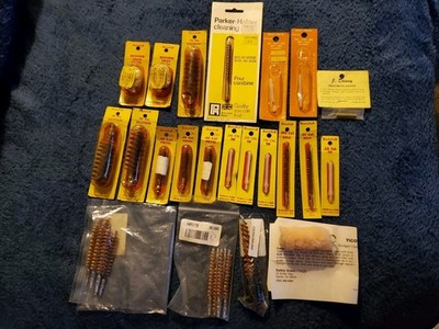 Outers Gunslick Parker Hale J. Dewey Tico Bore Brushes Tips Swabs Adapter Lot
