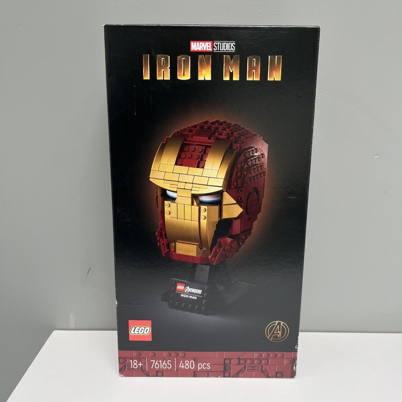 LEGO Iron Man Helmet 76165 Marvel Studios Super Heroes Brand New Sealed
