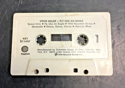 Steve Miller Band / Fly Like An Eagle, COLUMBIA HOUSE, 1976 Cassette, 4XT 511497
