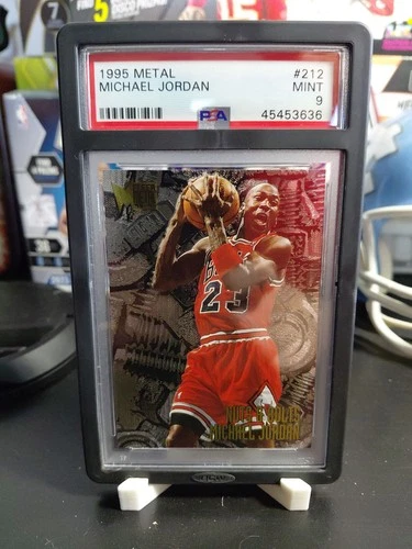 1995-96 Fleer Metal - Nuts & Bolts Michael Jordan #212 PSA 9