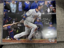 Ben Zobrist  Signed Autographed Kansas City Royals 16x20 Photo - Beckett Coa
