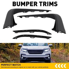 For 2019-2022 Honda Pilot Front Bumper Cover Grille Molding Trim Blackchrome For 2019-2022 Honda Pilot Front Bumper Cover Grille Molding Trim Blackchrome