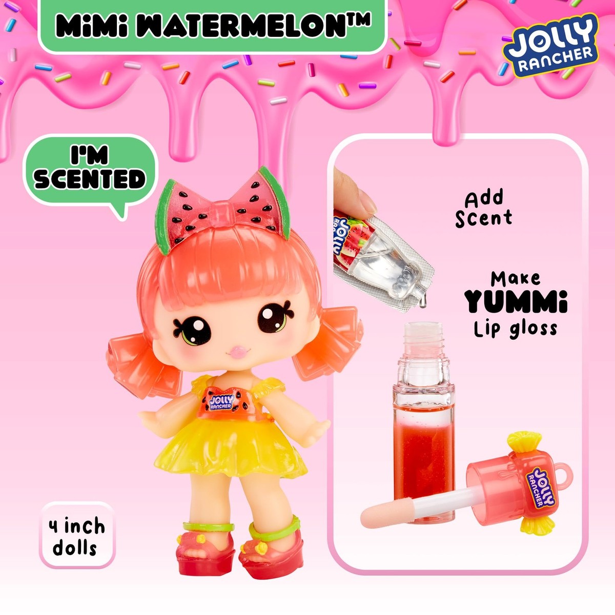 Yummiland x Licensed Sweets Lip Gloss Doll: JOLLY One Size
