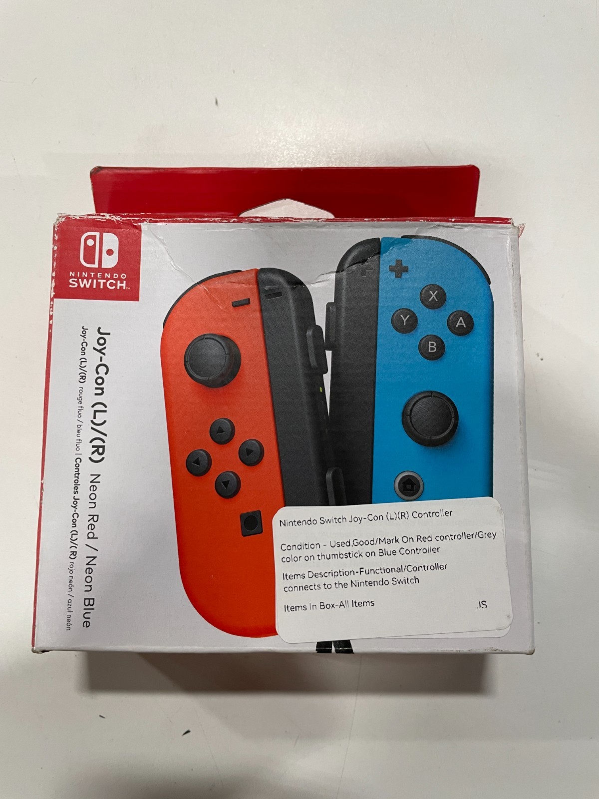 Nintendo Switch joycons