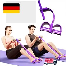 6-Level Resistance Band Tensioner with Non-Slip Handles - Home Fitness Equipment