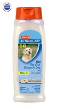 Hartz UltraGuard Rid Flea Tick Oatmeal Dog Shampoo 18 fl oz Bottle treats
