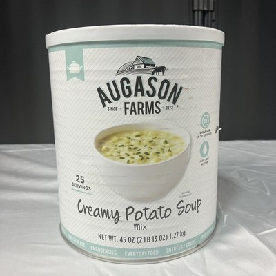 Augason Farms CREAMY POTATO Soup Mix 45Oz Can Everyday Foods/emergencies/storage