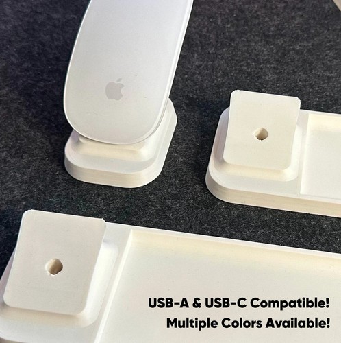 Apple Magic Mouse 2 charging dock v2 with integrated tray (USB-A + USB-C) - 第 1/10 張圖片