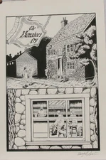 DOUG SIROIS original published art, BANSHEE'S CRY splash page 3, 12x18, 2011