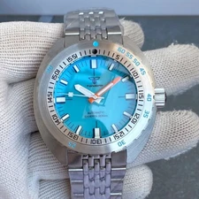 42mm Steel Bezel Sapphire Diver Watch NH35 Automatic 20ATM Mechanical Watches