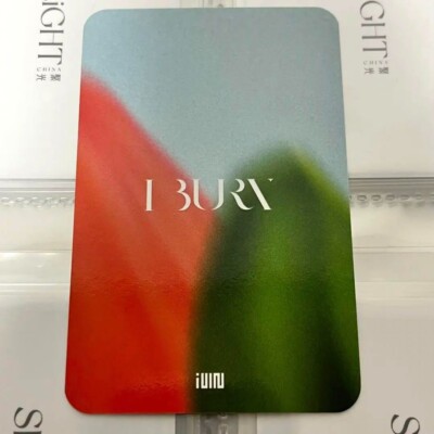 (G)I-DLE スジン　i burnトレカ G)I-DLE gidle SOOJIN i burn DMC Photocard PC Photo card Kpop