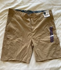 Reel Life Men's Riptide Hybrid Fishing Shorts Lightweight Stretch Khaki XXL NWT